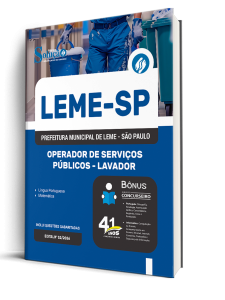 Apostila Prefeitura de Leme-SP 2026 - Operador de Serviços Públicos - Lavador - Imagem 2