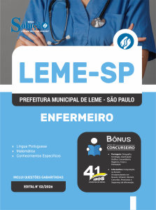 Apostila Prefeitura de Leme-SP 2026 - Enfermeiro - Imagem 3